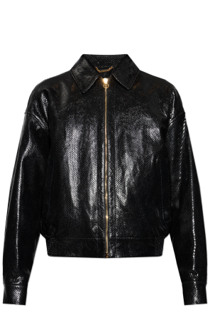 w*d様 00s VERSACE レザーブルゾン ブルゾン ジャケット プロンジェ レザー | VERSACE JP